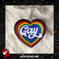 Rainbow Heart GAY Necklace | Pride, Love