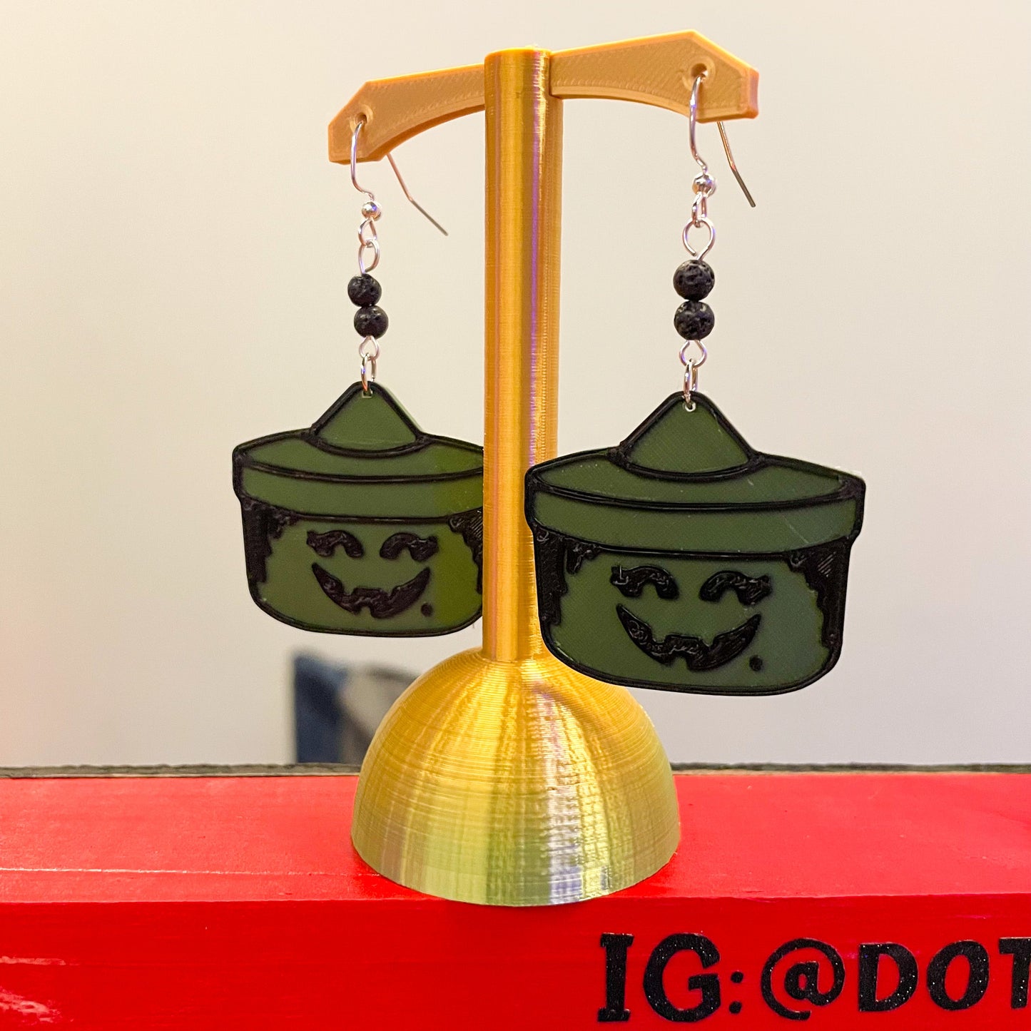 Witch Candy Halloween Bucket earrings | trick or treat, cute | WHOLESALE