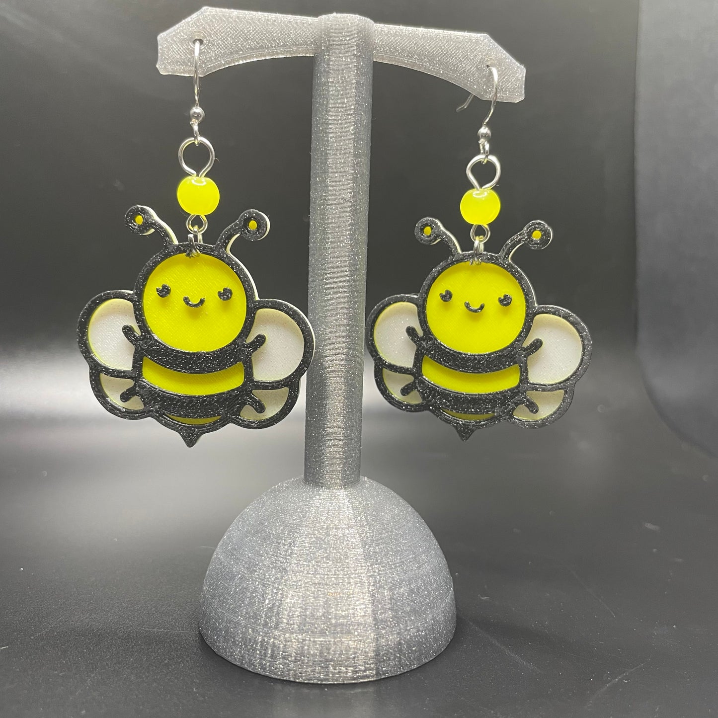 Adorable Bee dangle earrings | cute, insect, spring, summer