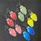 Holiday Light Bulb dangle earrings | gift, Christmas