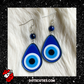 Evil Eye Dangle Earrings | Halloween, cute, kitschy, witch, evil eye