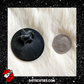 She/Her Black and Silver Pronoun Pin | lgbtqi+, lapel pin