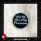 Ask Me About My Pronouns Black and Silver Pronoun Pin | lgbtqi+, lapel pin
