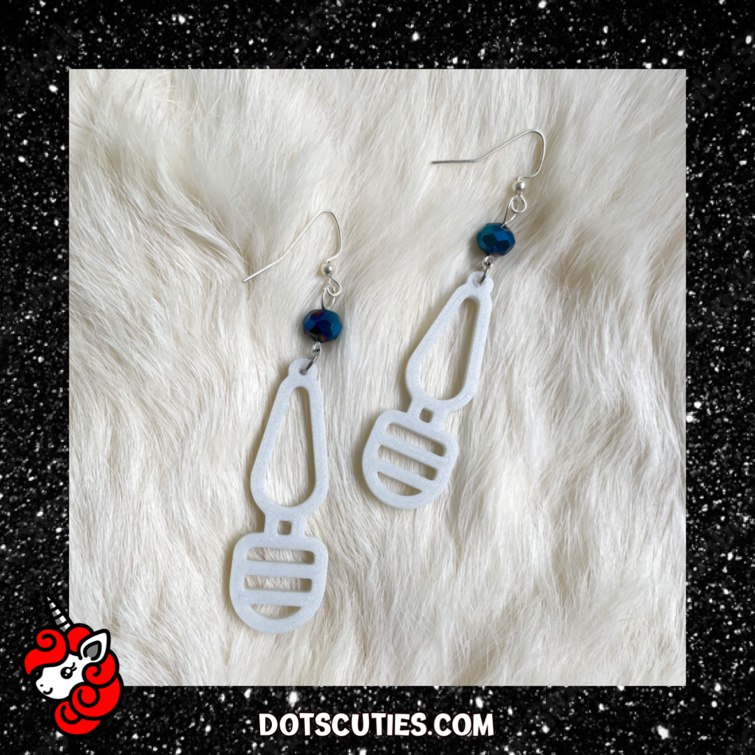Magic Vibrator dangle earrings | Bimbo, sex positive, wand toy