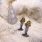 Major Award Fragile Leg Lamp dangle earrings | Christmas, holiday, glitter, funny